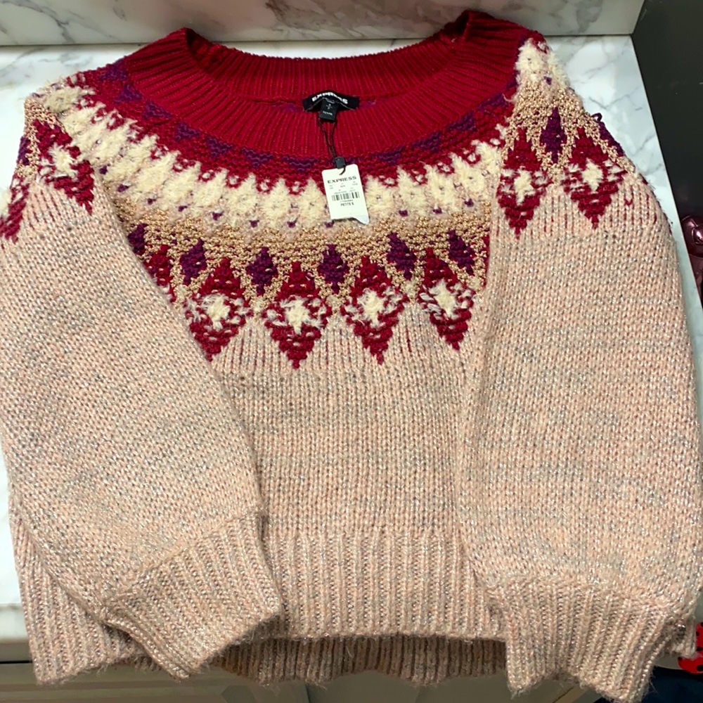 Women’s size small NEW EXPRESS sweater shirt never worn